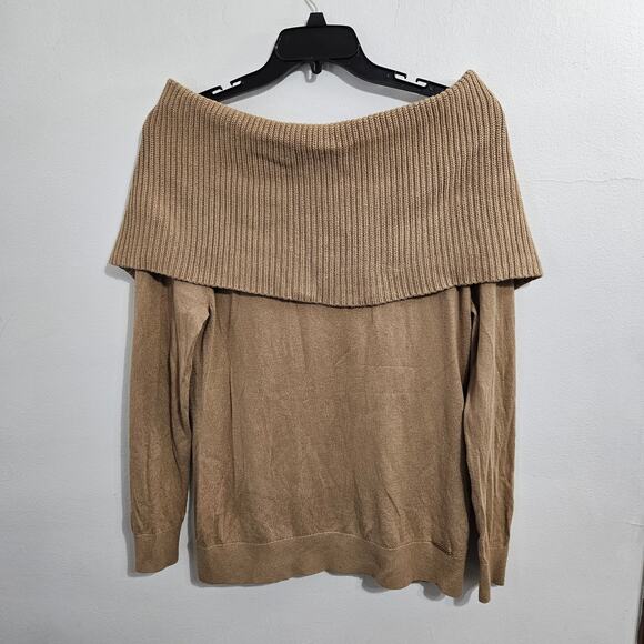 Michael Kors Sweaters - Michael Kors Off-the-Shoulder knit sweater. Size Large.